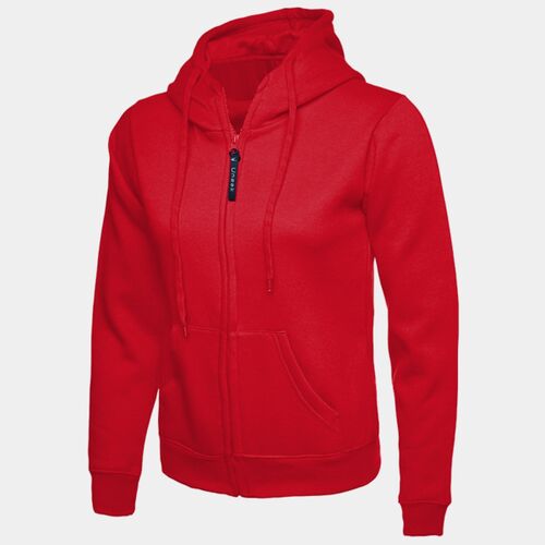 Ladies Classic Full Zip Hooded Sweatshirt Thumbnail